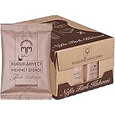 Kurukahveci Mehmet Efendi T&uuml;rk Kahvesi 100 Gr x 25'li | Cezve i&ccedil;in ince &ouml;ğ&uuml;t&uuml;lm&uuml;ş kavurma kahve, zengin aroma, gl&uuml;tensiz, veg