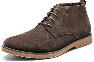 Bruno Marc Men's Chukka Suede Leather Ankle Boots, Lace Up Desert Oxford Business, Fashion, Casual and Comfort Shoes