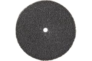 3M Scotch-Brite EXL Unitized Wheel, Silicon Carbide, 10000 rpm, 3" Diameter, 1/4" Arbor, 2S Fine Grit (Pack of 1)