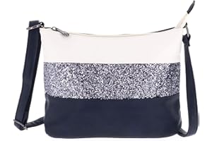 Gallantry - Sac Bandoulière Femme Paillettes Elégant - Sacoche Porté Epaule Tendance Multicolore Souple - Besace Sac Soirée Mariage Strass Brillant Léger - Chic Mode