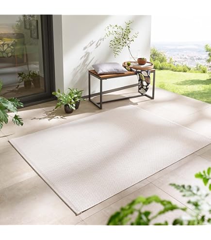 IKEA ENGELSBORG Low Pile Rug, 160 x 230 cm, Beige : Amazon.de
