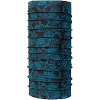 Autofy Skull Lycra Unisex Headwrap (Black and Green, Free Size) for bikes