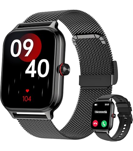 SMARTWATCH UOMO DONNA, 2025 Orologio Smartwatch Con Effettua/Risposta