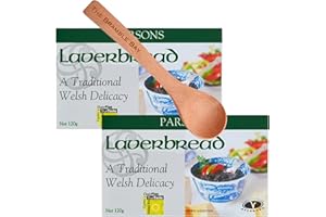 THE BRAMBLE BAY Laverbread Welsh 120g x2, Wooden Spoon