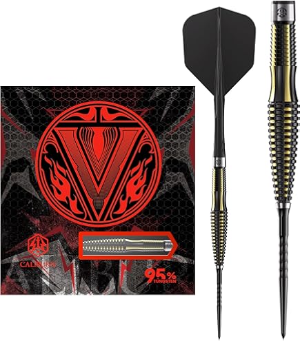 Caliburn Starships Darts | Steel Tip | 95% | Tungsten | Waterdrop
