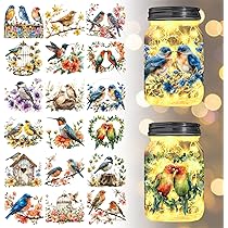 Kaffee Transferaufkleber - 18 Blatt Mit Cappuccino & Donuts Motiven