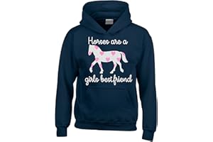 Edward Sinclair Horses are A Girls Best Friend Hoodie with Sparkling Glitter Print