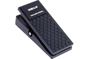QUIK LOK - VP/26-22 PEDALE VOLUME 2 IN/2 OUT Pedale Volume, 2 ingressi/2 uscite Jack 6.3 mm, Potenziometro Custom, Base in Metallo, Dimensioni 20 x 8,5 x 6 cm, Colore Nero