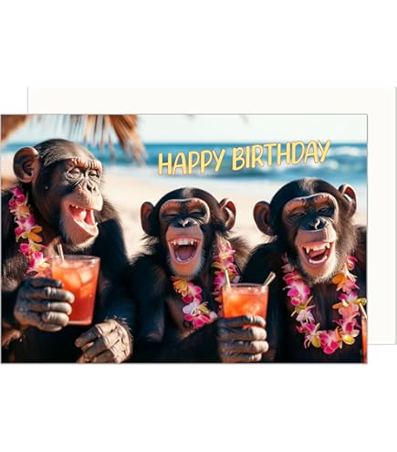 Edition Seidel Premium vierkante verjaardagskaart met envelop. Wenskaart Happy Birthday Billet dier kaart man vrouw coole kat humor grappig feest (GQ220 SW024