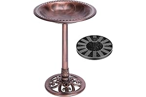 Antike Bronze mit Solarbrunnen