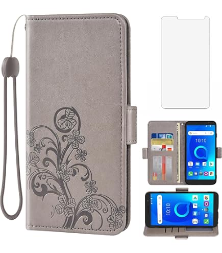 ICatchy Custodia Portafoglio In Pelle PU Per Alcatel 1S 2020 E 3L 2020 – Cover A Libretto Con Supporto E Slot Carte