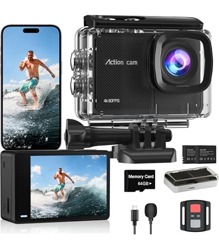 PNJ Asta Telescopica Mini Per Action Cam – Accessorio Per Videocamera Sportiva AEE Magicam – Colore Nero