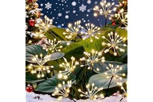 Redefun Luci solari da giardino, confezione da 2 pezzi, 160 luci solari a LED, 8 modalità, luce da giardino ad energia solare, impermeabile, ondeggiante, luce lucciola per esterni, patio, vialetto