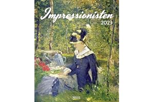 Impressionisten 2023: Kunstkalender mit Werken aus dem Impressionismus. Großer Wandkalender mit Meisterwerken der Epoche. Format: 45,5 x 55 cm.