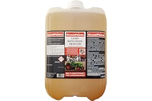 Landmaschinen-Reiniger Limpiadores de Maquinaria Agrícolas 10 Litro Bidón cleanprince para Flota Tractores Quads Camión Tier-Viehtransport Colgante Ganadería Vehículos Forestales Alta Presión Idóneo