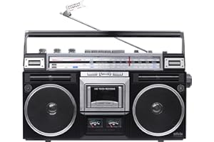 Silva Schneider PCR 1890 BT Magnetofon Przenośny Retro, Wielokolorowy, 30 x 12 x 8 cm