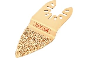 SAXTON BLADES Lame Saxton Carburo Raspa Dito Dewalt Wolf Stanley Worx Utensili Multifunzione Oscillanti