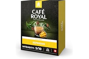 ‎CAFÉ ROYAL Café Royal Espresso 36 Nespresso (R)* kompatible Kapseln aus Aluminium. Intensität 5/10