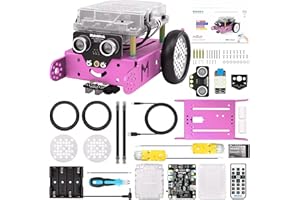 Makeblock mBot Robot Toys for Kids, Programmable Robot Compatible with Scratch and Arduino, Detects Obstacles, Follow Line, Robot Arduino Coding Kit for Beginners Gift for Boys and Girls 8+