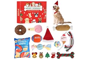 ANOTION Giocattoli per cani, giocattoli interattivi per cani da 12 giorni, set di giocattoli per interni ed esterni, perfetti per San Valentino, compleanno, festa della mamma, per lei, cane, mamma,