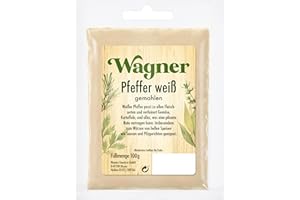 Wagner Gewürze Pfeffer weiß gemahlen, 7er Pack (7 x 100 g)