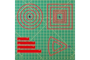 CZYY Area of Effect Lot de 15 modèles de jeu (incluant cube, cône, cercle et ligne) en acrylique AOE marqueur de dommages à onglet RPG Accessoires de jeu pour donjons et dragons, Pathfinder, D&D