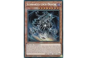 MP24-DE117 - Black Hole Dragon - Secret Rare - German - 1st Edition - 25th Anniversary Tin: Dueling Mirrores - With LMS Trading Fieldcenter Card Yugioh