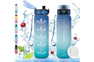 Stylanda Borraccia Sportiva, Borraccia 500ml, Borraccia Sport, Borracce ciclismo, Senza BPA & Prova di Perdite, Borracce per Bambini, Adulto, Bici, Scuola, Ufficio, Yoga