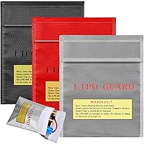 3 Sacchetti Ignifughi 20x13cm | Per Batterie E Oggetti Di Valore | Impermeabili E Antiesplosione - Foto 3