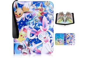 EGMELOS Sammelkarten Album, 50 Seiten 400 Karten Kapazität, sammelalbum karten album, Sammelalbum, Geschenk Karten Heft Für Jungen Mädchen Sammler…