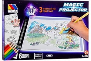 M MOLTO Mesa de luz LED para Dibujar Magic Projector Molto - Fomenta la Creatividad y el Desarrollo Artístico