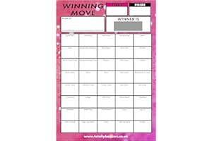 UNKNOWN Totally Bonkers - Dance Winning Move Fundraising Scratch Cards - 40 SQUARE - A6 (148x105mm) -10 Pack - TB0007 - Blind Card