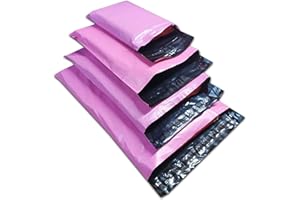 ODL PACKAGING Lot de 100 sacs en plastique pour courrier, couleur rose