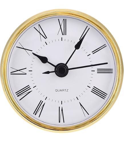 Mouvement à Quartz Rond Avec Cadran (65-110mm) - Pour Réparation Ou Création D'Horloge DIY