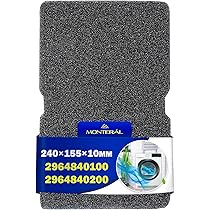 Filtro Asciugatrice 2 Pezzi Per Beko Grundig Blomberg - 240x155x10 Mm Codice 2964840100 - Foto 6