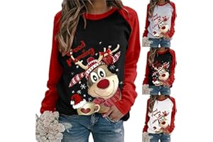 Générique Ugly Pull Noel Rigolo Femme Hiver,Pull Noël Femme,Drole Pull de Noel Femmes,Pull Noel Moche,Pull Noel Famille Assortis,Pull Noel Famille,Noël Sweat Polaire Femme Hiver Chaud Sweatshirt