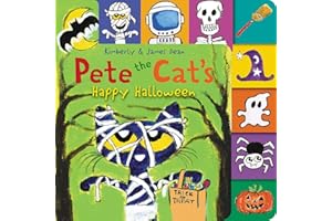 Pete the Cat’s Happy Halloween: A Tabbed Board Book for Kids