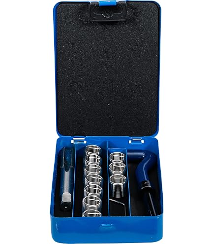 11-teiliges M16x1,5 Gewindereparaturset Aus Edelstahl – Bohrer, Helicoil, Werkzeug Für Aluminium & Co. Helicoil Reparatursatz 11-teiliges M16x1,5 Gewindereparaturset Aus Edelstahl – Bohrer, Helicoil, Werkzeug Für Aluminium & Co. Helicoil Reparatursatz