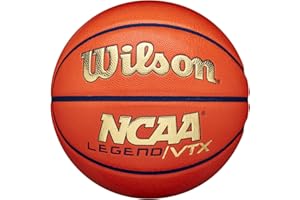 Wilson Basketball NCAA Legend, Cuir mélangé, Basket-Ball intérieur et extérieur