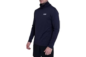 TCA Warm-Up da Uomo Maglia a Collo Alto da Corsa Termico a Maniche Lunghe