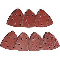 ECSiNG Triangular Sanding Plate For Bosch Sanders - 90x90x90mm Replacement Pad Compatible With PDA 180, PDA 180E Models