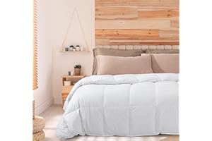 Zenoni & Colombi Piumino Singolo XL Invernale in 100% Piuma D'Oca Vergine Siberiana, Piumone 5 Punti di Calore Made in Italy (Singolo XL 155x220cm)