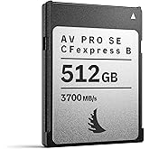 Angelbird AV PRO SE CFexpress B v4 512 GB - CFexpress 4.0 Tip B Bellek Kartı - En B&uuml;y&uuml;k Kapasite ve Ultra Y&uuml;ksek Hız - 12 K+R