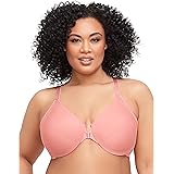 Glamorise Women's Front-Closure Wonderwire Bra Underwire #1247 Full Coverage Bra (Pack of 1)