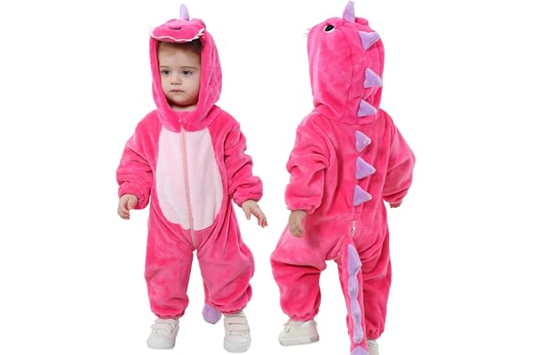 Doladola Combinaison de flanelle pour neutres bébé enfant animaux combinaison pyjama déguisement halloween