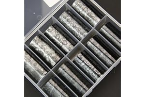 VON WELLEAN EIGENART Transferfolien-Set in praktischer Box - black lace