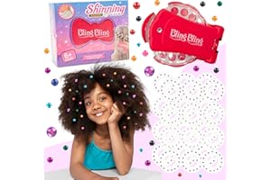 ASSURE AURA Máquina Grapadora de Brillantes Para el Pelo + 360 BRILLOS - Accesorios para Niña - Bling Bling para el pelo.