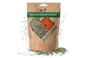 SESEMANE'S JUST CATNIP Just Catnip - Organic Catnip for Cats - Fine Blend Cat Nip - Grown in South Africa - Extra Strong - Cat Toy & Treat Cat - Natural, Ethical and Sustainably Farmed
