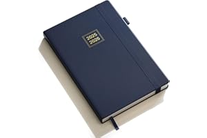 DeDe Bee Agenda 2025 2026 Settimanale Diario Scuola A5 Planner, 18 Mesi da Luglio 2025 a Dicembre 2026 (Blu)