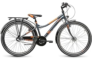 S’COOL S'COOL Urban Steel LTD Jugendfahrrad | 20, 24 und 26 Zoll Fahrrad für Kinder und Jugendliche | Fahrrad für Jungen | Kinderfahrrad mit hochwertigen Shimano Komponenten